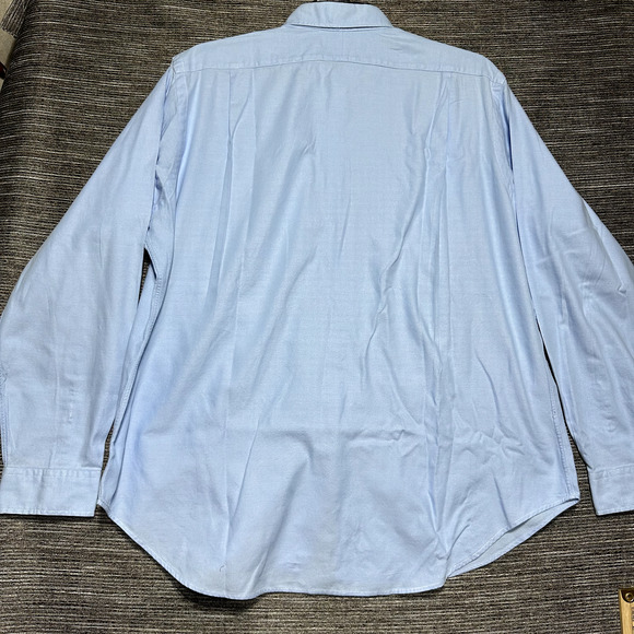 Polo By Ralph Lauren Button Up Shirt Men's XL Blue Westerton Classic Brown Pony - Picture 10 of 11